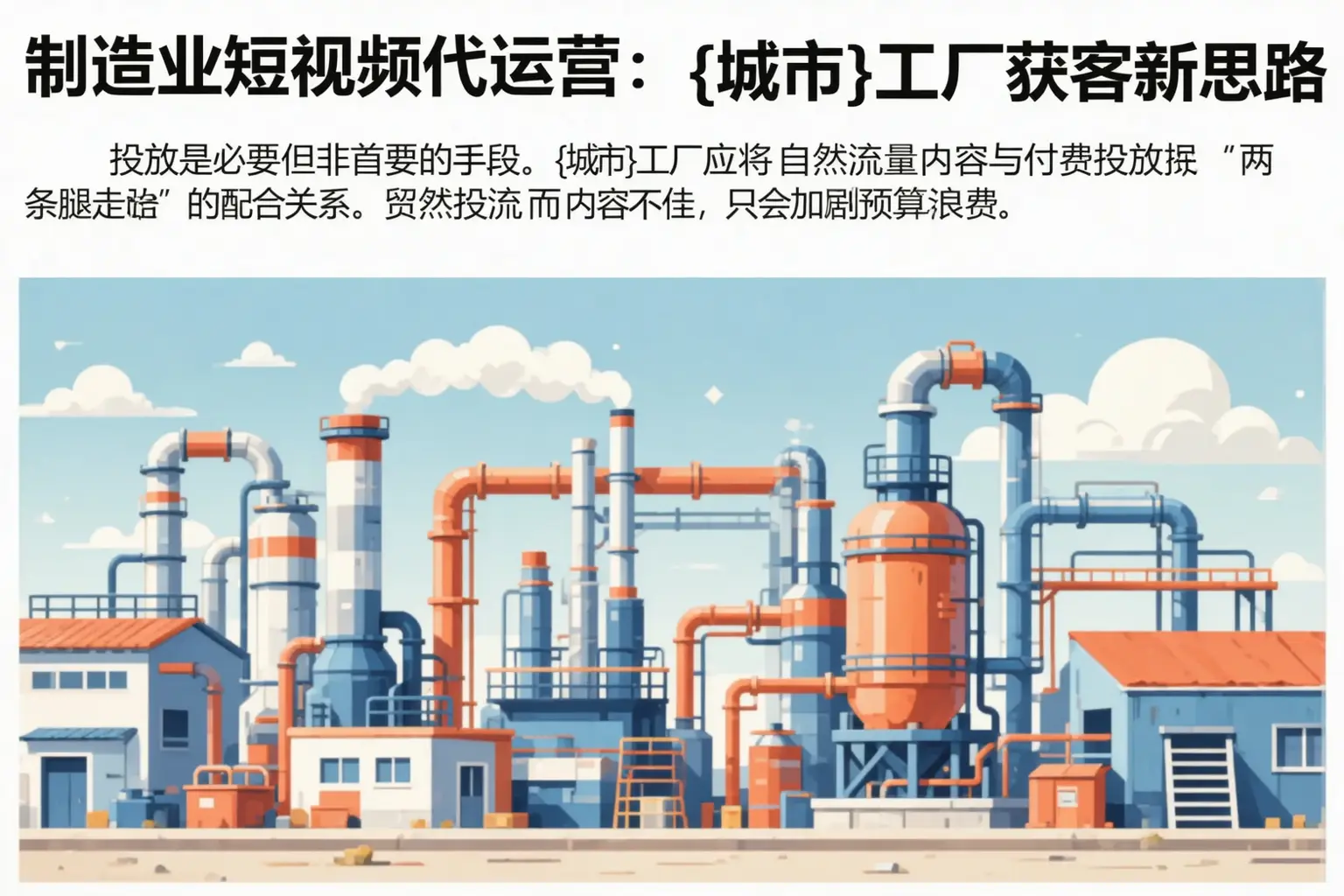 制造业短视频代运营:浦北工厂获客新思路